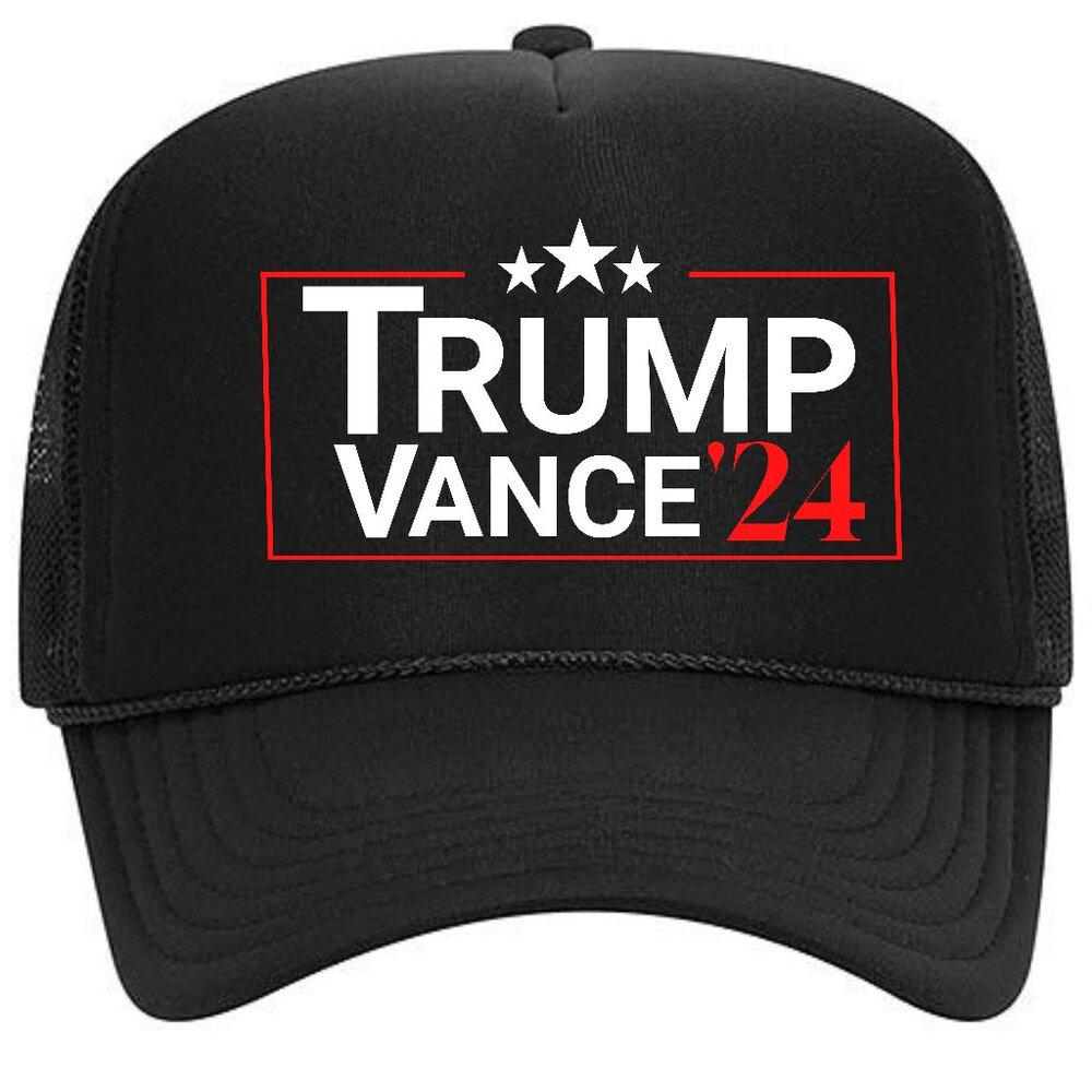 Trump Vance 2024 Election Republican Foam Trucker Mesh Snapback Cap Hat
